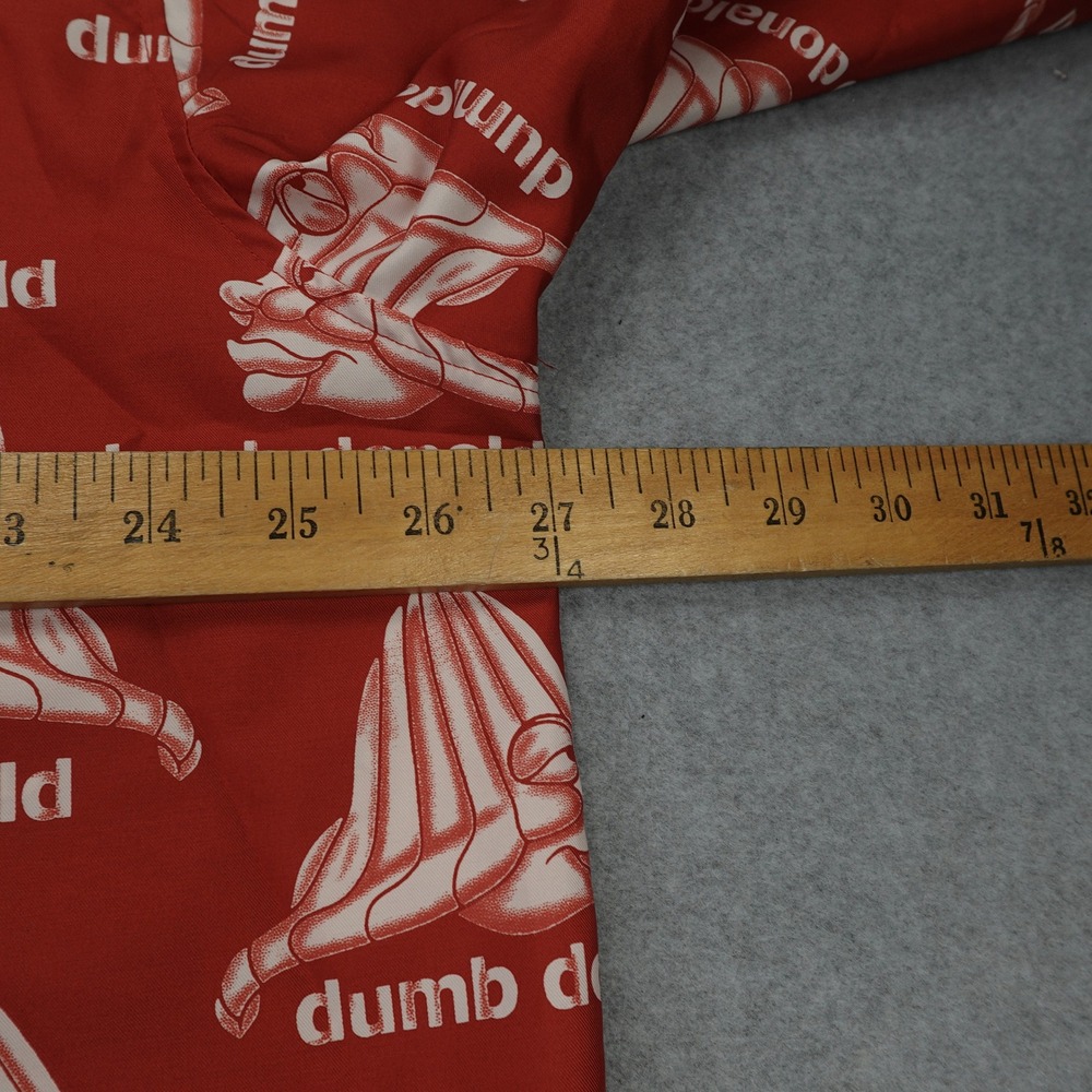 Platinum FUBU Shirt Mens XXL Red Fat Albert Dumb Donald Streetwear Short Sleeve - Picture 11 of 16